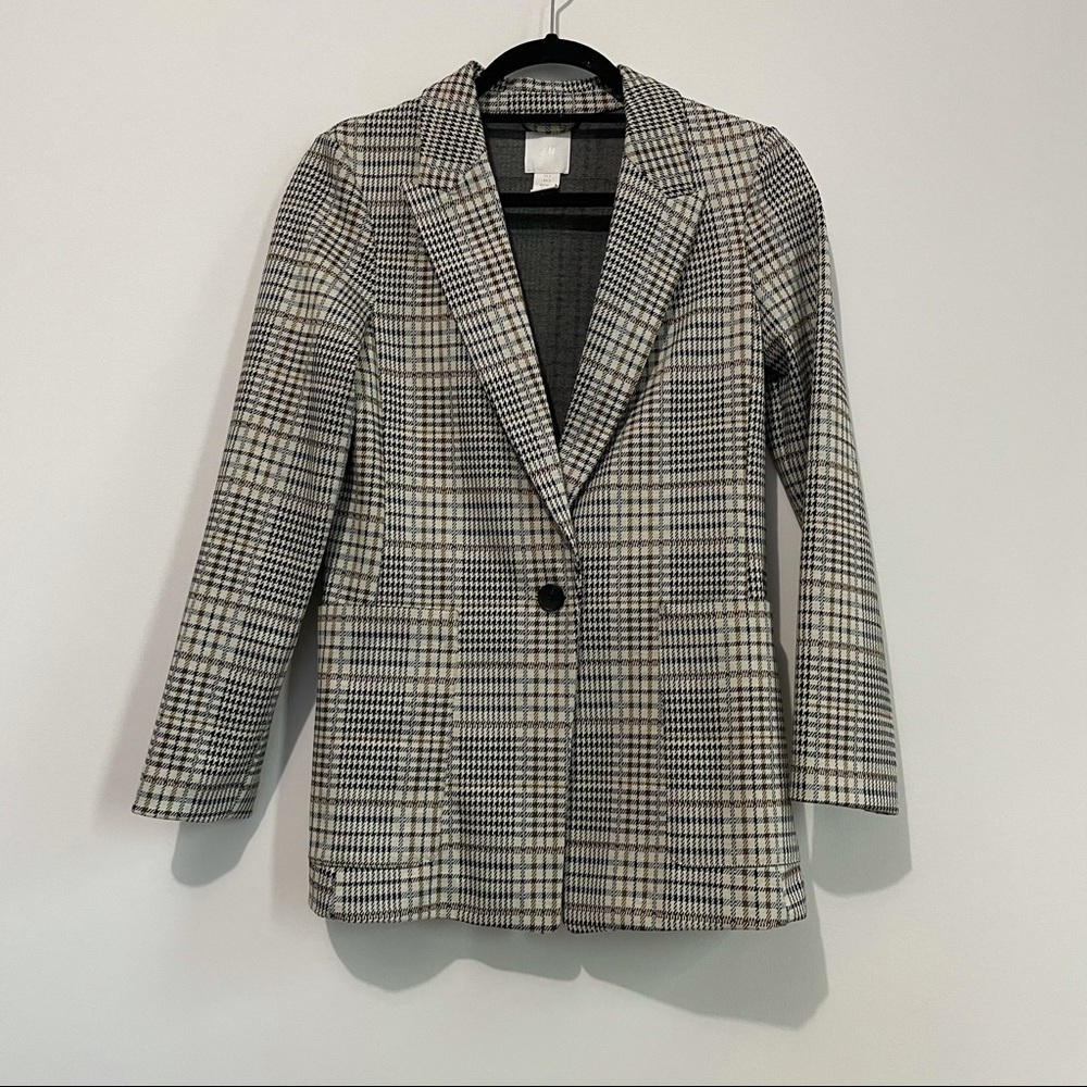 Plaid Blazer